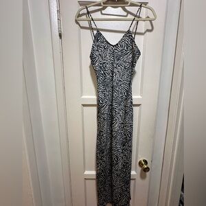 Resa Zebra Print Spaghetti Strap Dress - Style Lily. Size XS.